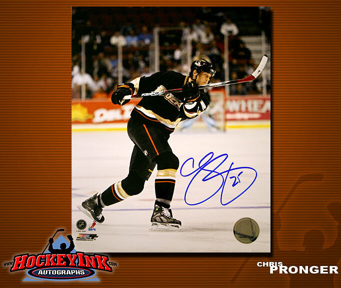 Chris Pronger SIGNED Ducks 8X10 Photo -70413