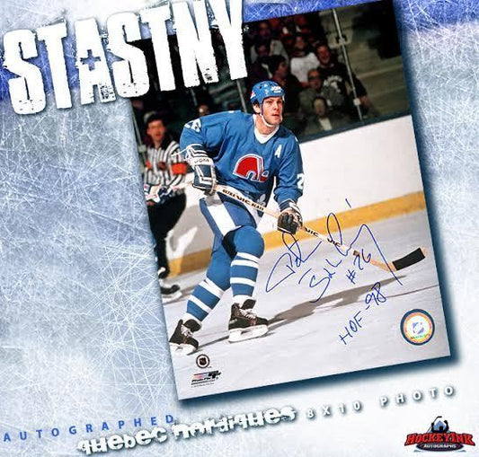 PETER STASTNY Signed Quebec Nordiques 8 X 10 - 70019