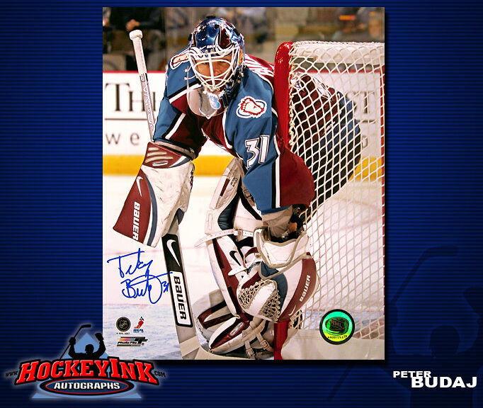 Peter Budaj SIGNED Avalanche 8X10 Photo -70232