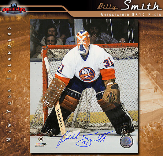 Billy Smith SIGNED Islanders 8X10 Photo -70464