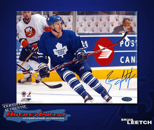 Brian Leetch SIGNED Maple Leafs 8X10 Photo -70275