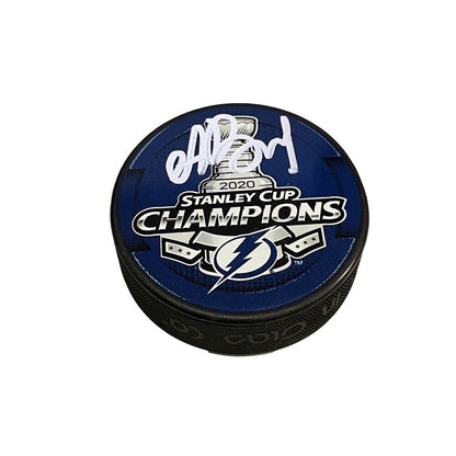 ANDREI VASILEVSKIY Signed 2020 Stanley Cup Champs Puck - Tampa Lightning