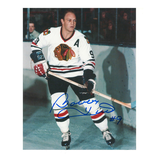 BOBBY HULL Signed Chicago Blackhawks 8 X 10 Photo - 70254