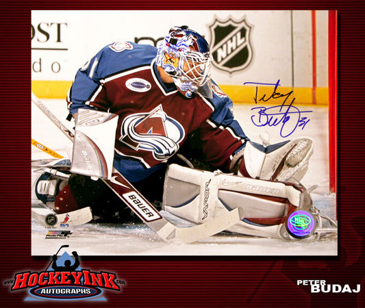 Peter Budaj SIGNED Avalanche 8X10 Photo -70225