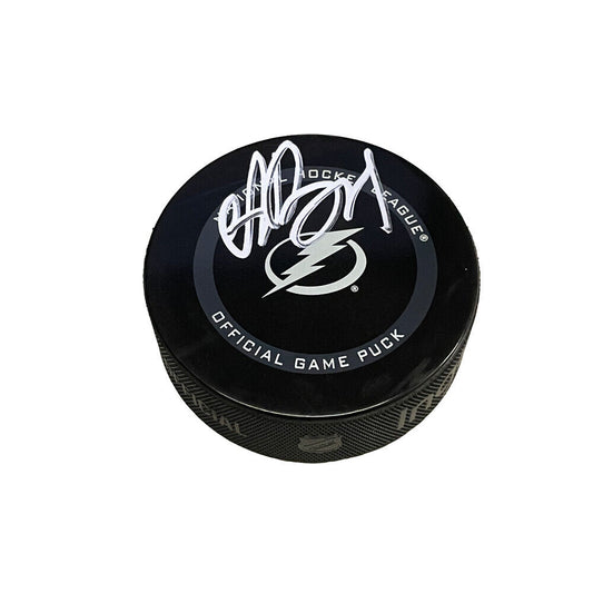 ANDREI VASILEVSKIY Signed Tampa Lightning Official Game Puck