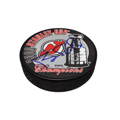 BRIAN RAFALSKI Signed 2000 Stanley Cup Champions Puck - New Jersey Devils