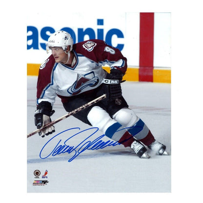 TEEMU SELANNE Signed Colorado Avalanche 8 x 10 Photo - 70618