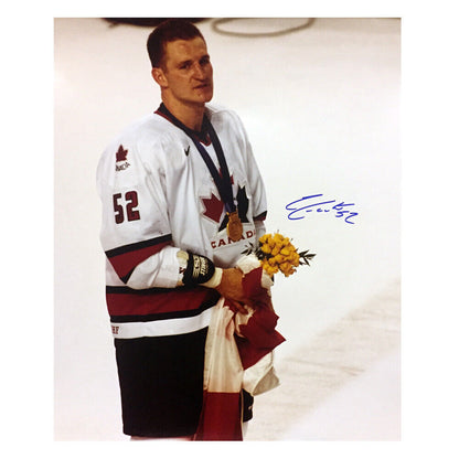 ADAM FOOTE Signed Team Canada 16 X 20 Photo - 79082