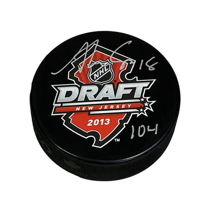 ANDREW COPP Signed 2013 NHL Draft Puck - 104 - Pick Inscription