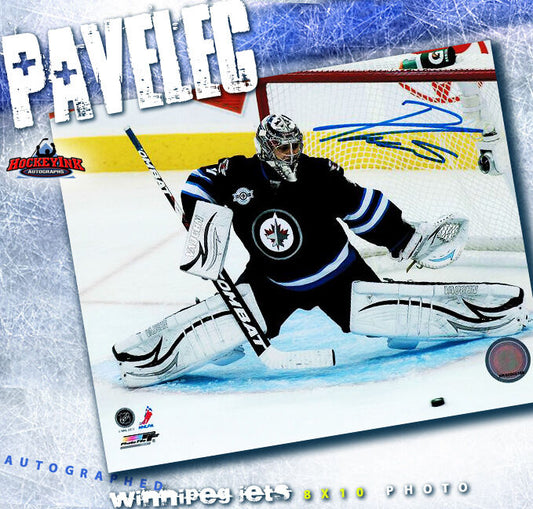 ONDREJ PAVELEC Winnipeg Jets Autographed 8x10 Photo - 70133
