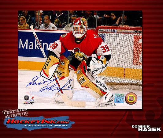 Dominik Hasek Signed Ottawa Senators 8 x 10 Photo -70319 "Hall of Fame 2014"