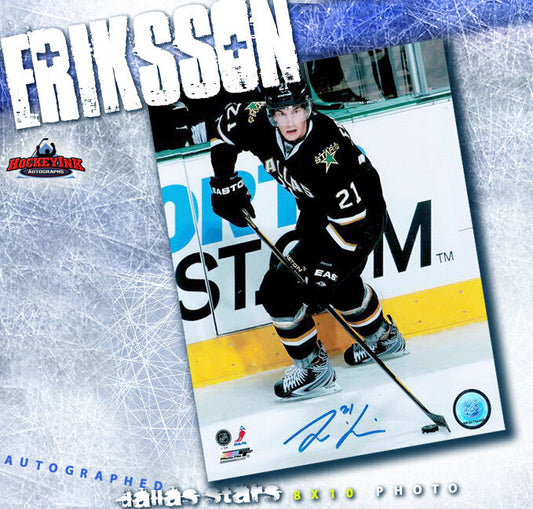 LOUI ERIKSSON Signed Dallas Stars 8x10 Photo - 70367