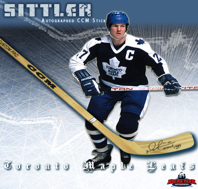 DARRYL SITTLER Signed CCM Player Model Stick - Toronto Maple Leafs