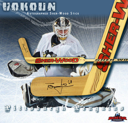 TOMAS VOKOUN Signed Sher-Wood Player Model Stick