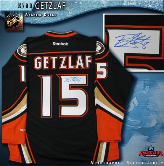 Ryan Getzlaf autographed Jersey (Anaheim Ducks)