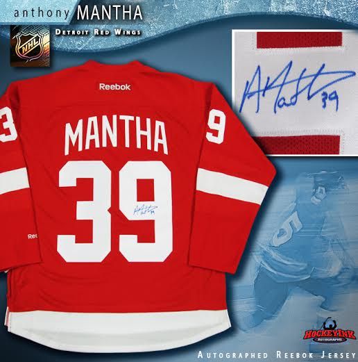 Autographed Detroit Red Wings Jerseys, Autographed Red Wings Jerseys, Red  Wings Autographed Memorabilia