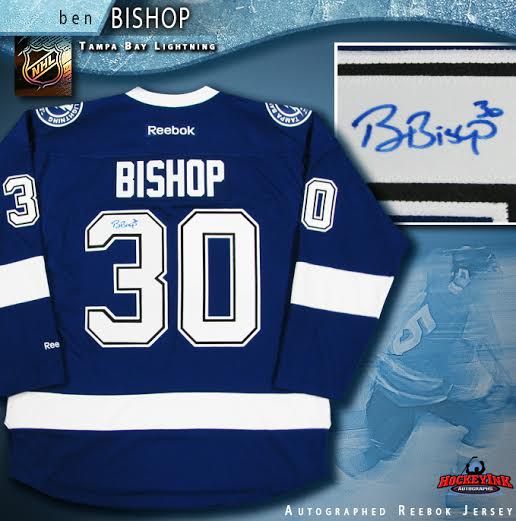 ben bishop lightning jersey