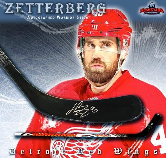 Henrik Zetterberg Detroit Red Wings Hockey T-Shirt Medium Anvil