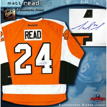 Matt Read Philadelphia Flyers Autographed Reebok Jersey