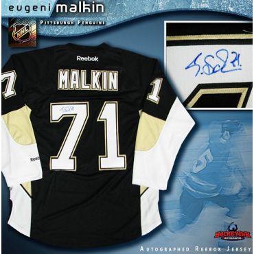 Evgeni Malkin Pittsburgh Penguins Autographed Black Reebok Jersey