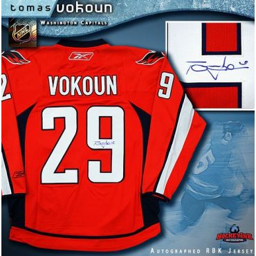Tomas Vokoun Washington Capitals Autographed Red Reebok Premier Jersey