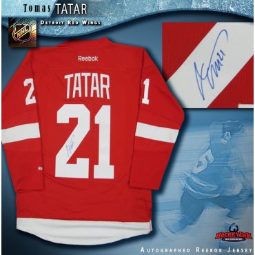 Tomas Tatar Detroit Red Wings Autographed Red Reebok Jersey