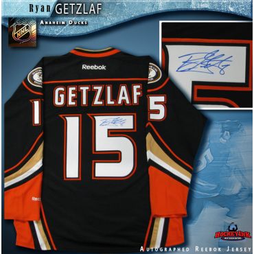 Ryan Getzlaf Anaheim Ducks Autographed Black 2014-15 Reebok Jersey