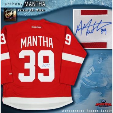 Anthony Mantha Autographed Detroit Red Wings Red Adidas Pro Jersey