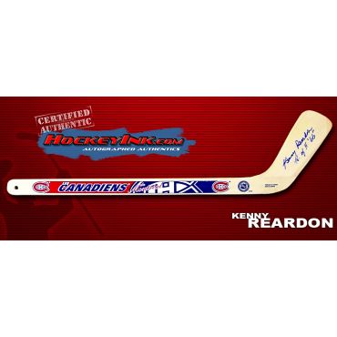 Kenny Reardon Autographed Montreal Canadiens Mini-Stick