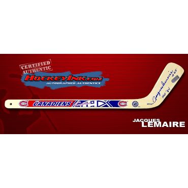 Jacques Lemaire Autographed Montreal Canadiens Mini-Stick