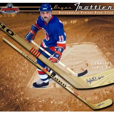 Bryan Trottier New York Islanders Autographed Koho Model Stick