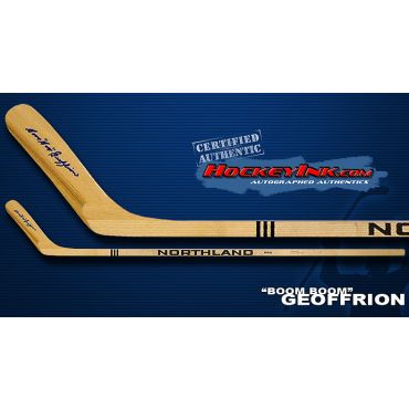 Bernie Geoffrion Northland Legend Series Player Model Autographed Stick