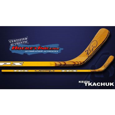 Keith Tkachuk TPS Response Player Model Autographed Stick
