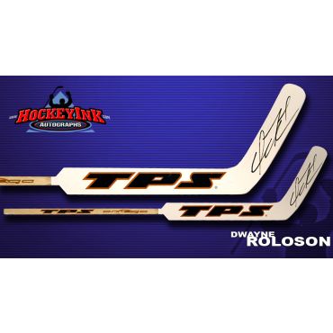 Dwayne Roloson Autographed TPS Model Stick