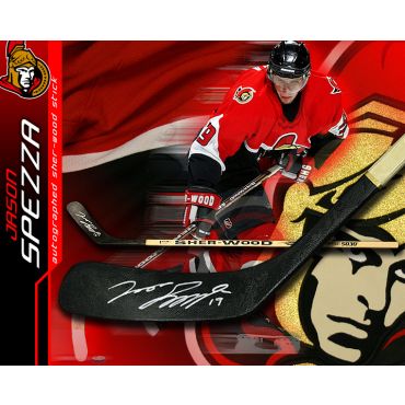 Jason Spezza Ottawa Senators Autographed Sher-Wood Model Stick