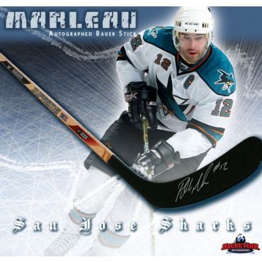 Patrick Marleau San Jose Sharks Autographed Bauer Model Stick