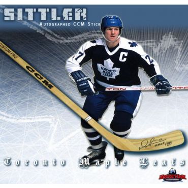 Darryl Sittler Toronto Maple Leafs Autographed CCM Model Stick