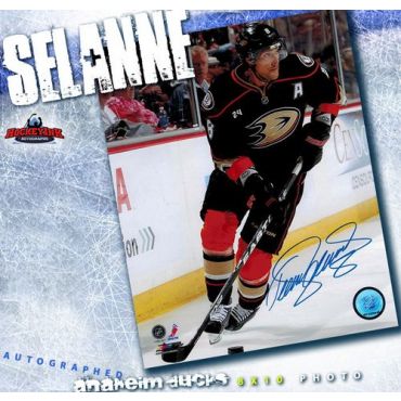 Teemu Selanne Anaheim Ducks Autographed 8 x 10 Photo