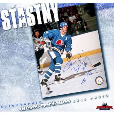 Peter Stastny Quebec Nordiques 8 x 10 Autographed Photo