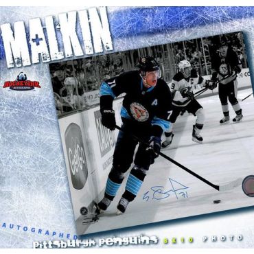 Evgeni Malkin Autographed Pittsburgh Penguins 8 x 10 Photo