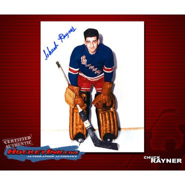 Chuck Rayner New York Ranges Autographed 8 x 10 Photo