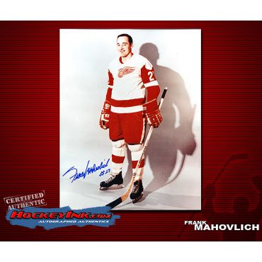 Frank Mahovlich Detroit Red Wings Autographed 8 x 10 Photo