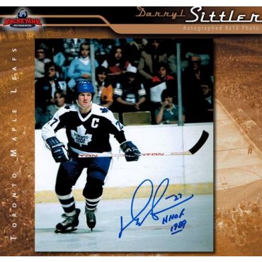 Darryl Sittler Toronto Maple Leafs 8 x 10 Autographed Photo
