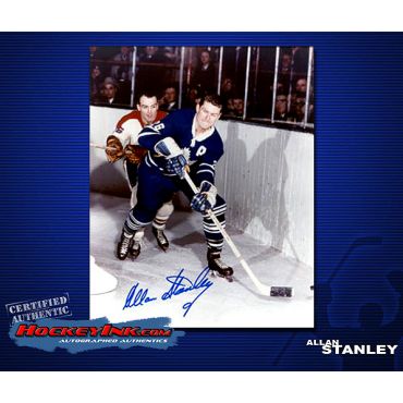 Allan Stanley Toronto Maple Leafs 8 x 10 Autographed Photo