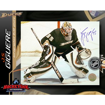 J.S. Giguere Anaheim Ducks 8 x 10 Autographed Photo