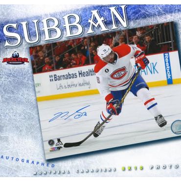 P. K. Subban Montreal Canadiens Autographed 8 x 10 Photo