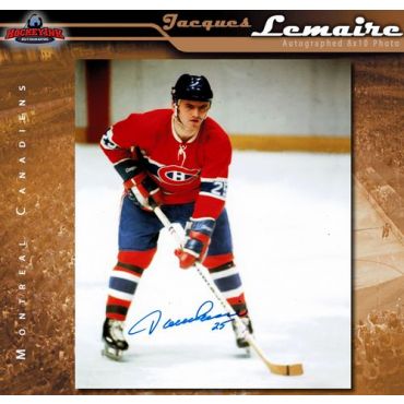 Jacques Lemaire Montreal Canadiens 8 x 10 Autographed Photo