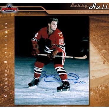 Bobby Hull Chicago Blackhawks Autographed 8 x 10 Photo