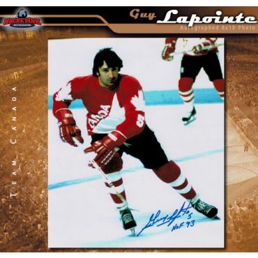 Guy Lapointe Team Canada 8 x 10 Autographed Photo