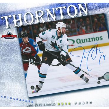 Joe Thornton San Jose Sharks Autographed 8 x 10 Photo